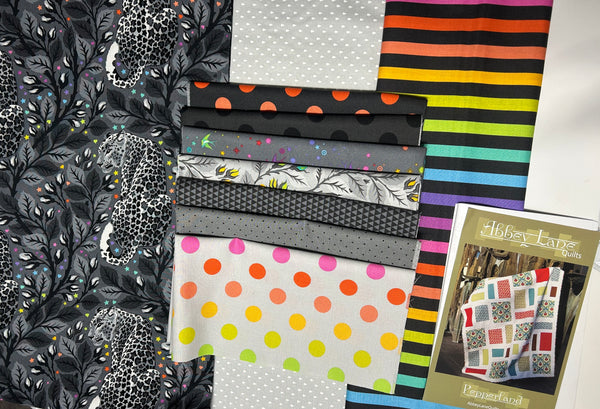 Pepperland Quilt Kit / Tula Pink Graywork