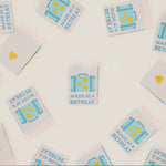 Made at Retreat-  Woven Clothing Label Tags
