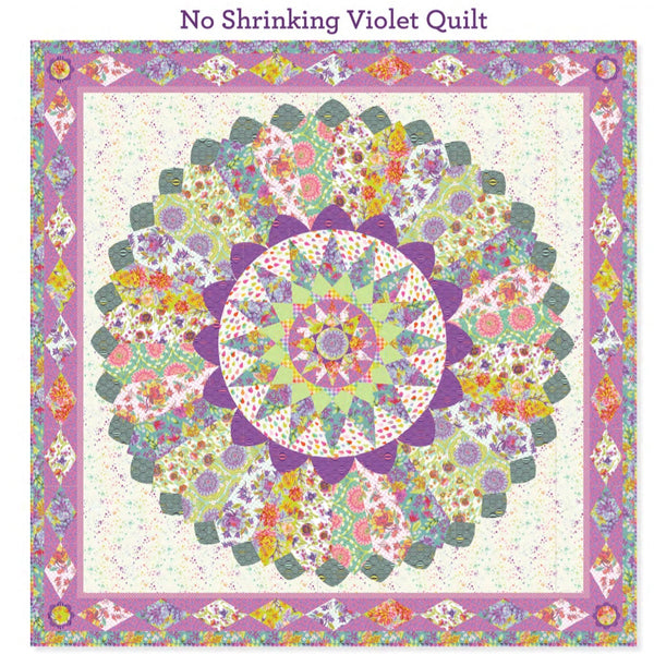 UNTAMED- Tula Pink - No Shrinking Violet Quilt KIT - 95” x 95” - Preorder October 2024