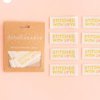 Stitched With Love - gold (8 pc)