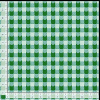 Feline Festive by Pammie Jane - Cat Plaid - Spearmint