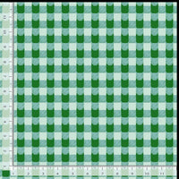 Preorder July 2024 - Feline Festive by Pammie Jane - Cat Plaid - Spearmint