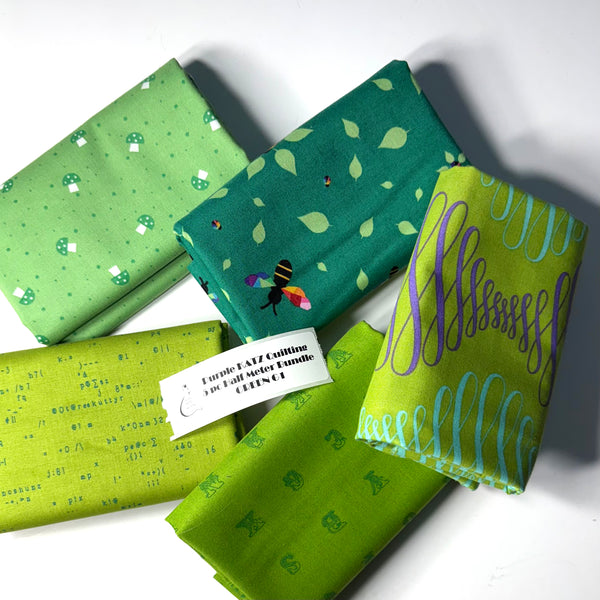 5 Half Meter Bundles - Green G 1