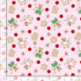 Preorder July 2024 - Feline Festive by Pammie Jane - Gingerbread - Pink