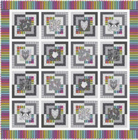 Tula Pink Graywork - Cool Vibrations  Quilt Kit  - Preorder October 2025