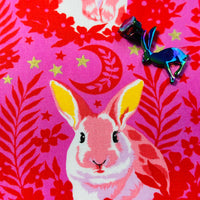 KATZ Bag Bling - #5 Rainbow -  Some BUNNY Loves Me - Zipper Pulls (5 pc)
