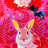 KATZ Bag Bling - #5 Rainbow -  Some BUNNY Loves Me - Zipper Pulls (5 pc)