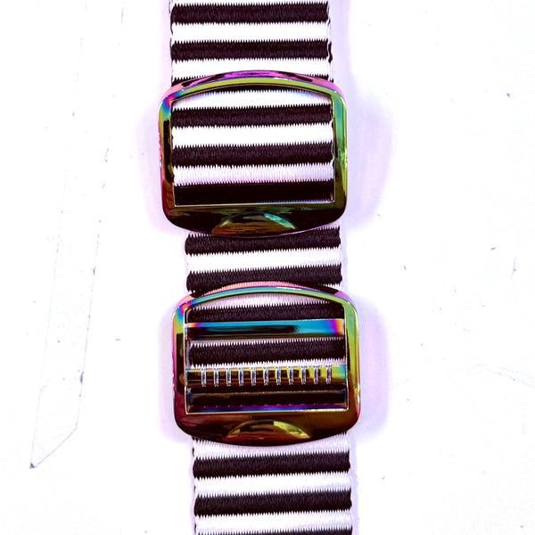 Just Arrived - KATZ Bag Bling - 1.5” Rainbow Ladder Lock Buckles - Sold Individually