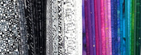 Midnight Garden (black & white edition) Colorway 🌸Flower Farm Sampler QUILT KIT with pattern book - 80” x 100”💜