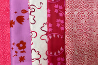 KATZ Curated Colorway -  pink red 5  - 5 half meter cuts