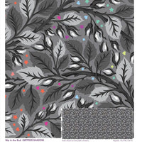 Graywork WIDE - Nip In The Bud - Shadow - Cotton Sateen 3 yd bundle 108” x 108”  - Preorder October 2025