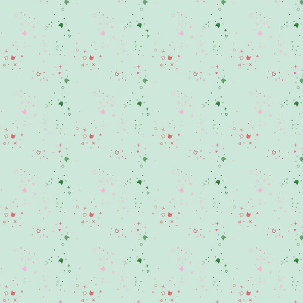 Feline Festive by Pammie Jane  -Kitty Litter - Spearmint