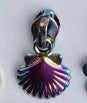 NEW - Just Arrived - KATZ Bag Bling - #5 Rainbow - SHELL   - Zipper Pulls - 4 pc package