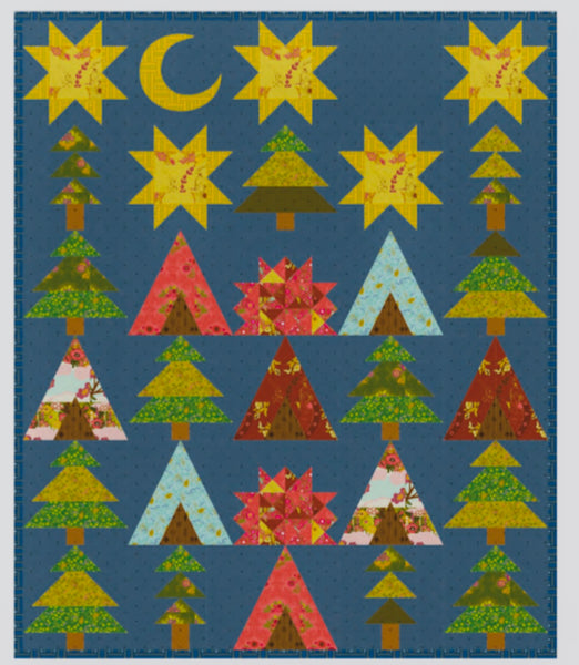 Alison Glass Camp Kitschy  - Summer Camp  Quilt Kit  60”x72”