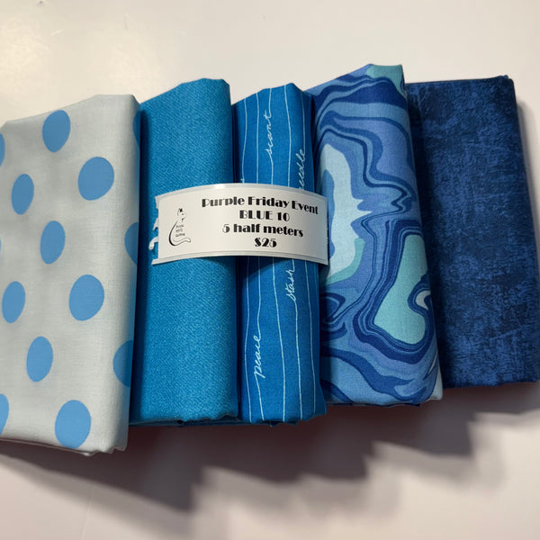 5 Half Meter Bundles - Blue 10