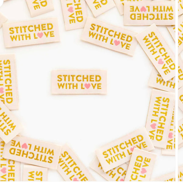 Stitched With Love - gold (8 pc)