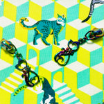 KATZ Bag Bling - #5 Rainbow -  Pretty KITTY - Zipper Pulls (5 pc)