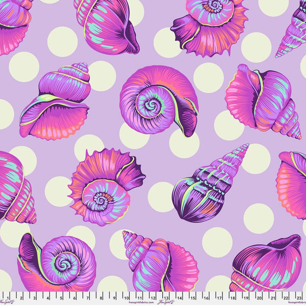 WIDE BACK - BIG Shelly - Ultraviolet - Floral Reef by Tula Pink - PREORDER April 2026 - 3 m backing bundle 120”x108” cotton sateen