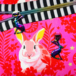 KATZ Bag Bling - #5 Rainbow -  Some BUNNY Loves Me - Zipper Pulls (5 pc)