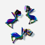 KATZ Bag Bling - #5 Rainbow -  Some BUNNY Loves Me - Zipper Pulls (5 pc)
