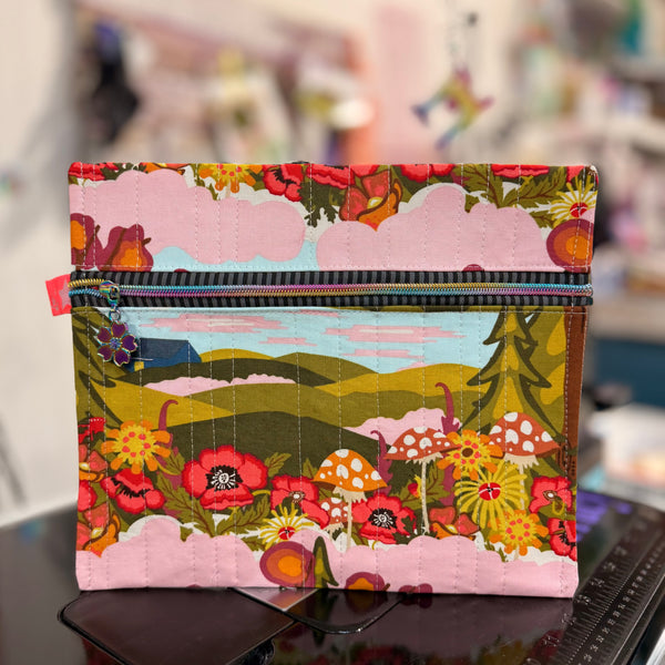 Quilted Pouch KIT - pattern by UhOh Creations - Alison Glass CAMP