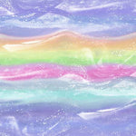 Bolt end 46” Rainbow Waves - Pacifica Rainbow - Lilac PINK -