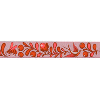 BIRDS & BEES IN COSMIC/PINK - 7/8" WIDTH - TULA PINK EVERGLOW - BY THE Meter 40”