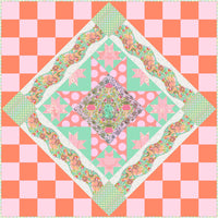 ASTER Quilt Kit featuring Tula Pink ROAR - Persimmon Colorway