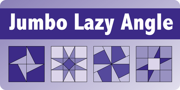 Preorder Dec 2023 - Jumbo Lazy Angle Ruler by Jaybird Quilts