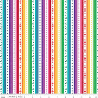 BLOOM Rainbow Stripe WHITE C14981