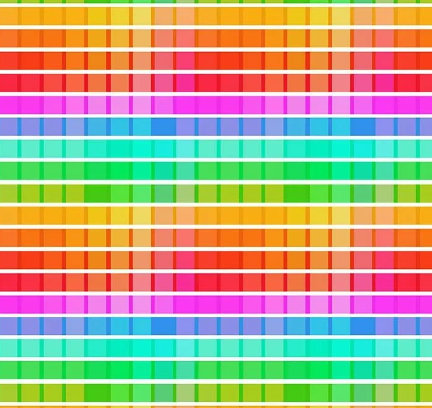 CD2614-MULTI - Timeless Treasures "Ombre Check" - Multi