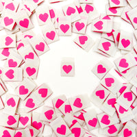Sarah Hearts - Pink  Hearts (8pc)