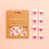 Sarah Hearts - Pink  Hearts (8pc)