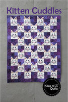 Kitten Cuddles Quilt - Slice of Pi Quilts - printed paper pattern