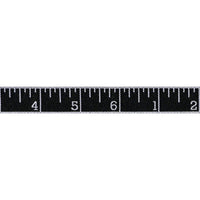 True Colors 2025 RIBBON Measure Twice in INK - 5/8" - price per meter 40”