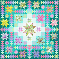 Sea Stars Quilt Kit with pattern - Floral Reef by Tula Pink - PREORDER April 2026