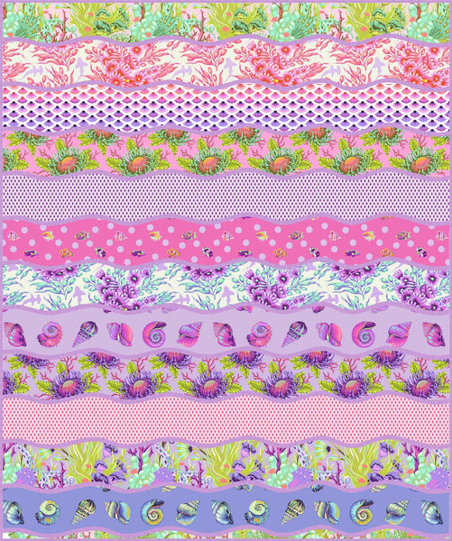High Tide Quilt Kit with pattern - Floral Reef by Tula Pink - PREORDER April 2026