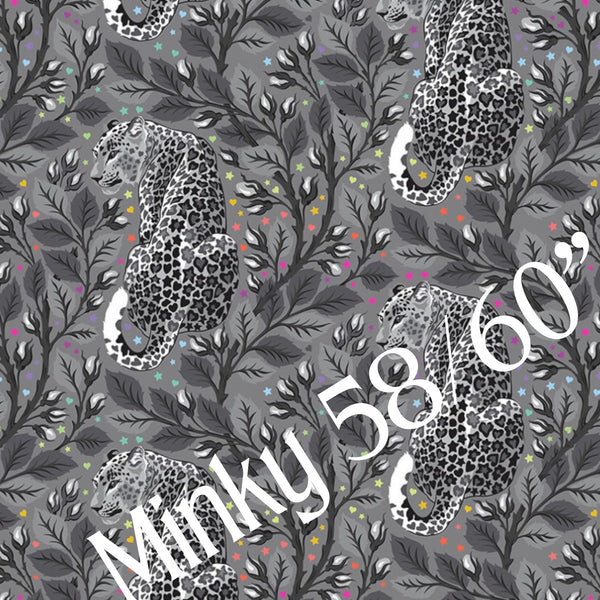 Tula Pink Graywork MINKY - Birthmark Shadow - preorder November 2025