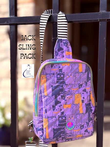Limited Edition KIT - Jack Sling Pack KIT - Kitty Waterproof Oxford - preorder October 27