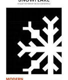 Scrappy Black and White Snowflake Quilt KIT - pattern by Modern Handcraft