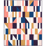 Sidewalk Chalk Quilt Kit -  Original Pattern Colorway - 54”x64”