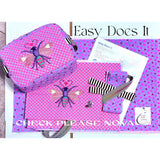 LIMTED EDITION KIT - Easy Does It Bag KIT with Embroidered Panel - your choice of colorway in DROP Down Menu