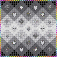 Tula Pink Graywork  - Fade to Gray Quilt Kit  - preorder October 2025