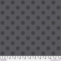 Tula Pink Graywork True Colors - Pom Pom Carbon - preorder October 2025