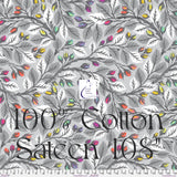 Graywork WIDE - Best Bud - Fog - Cotton Sateen 3 yd bundle 108” x 108”  - Preorder October 2025