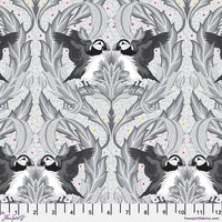Tula Pink Graywork - Huffin & Puffin Whisper - preorder October 2025