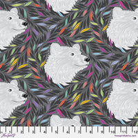 Tula Pink Graywork - Just Bearly Carbon - preorder October 2025