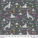 Tula Pink Graywork - Seal the Deal Carbon - preorder October 2025