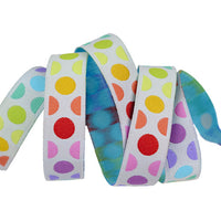 Graywork Renaissance Ribbon - Disco Dot Whisper 5/8” wide - sold by the meter 40” - Preorder October 2025