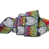 Graywork Renaissance Ribbon - Wolf of Pink Street Carbon - 2” wide - sold by the meter 40” - Preorder October 2025